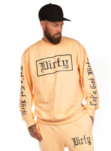Unisex Sweatshirt, Apricot