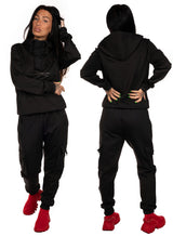 Black cargo Tracksuit Unisex