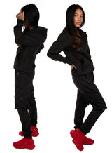 Black cargo Tracksuit Unisex