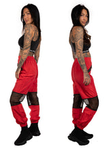Red Mesh Pants