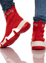Sneakers, Red/White
