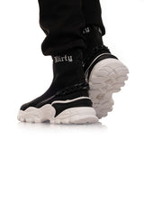 Chain Sneakers, Black N White