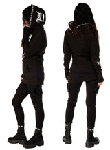 Bad 1 Long Hoodie, Black