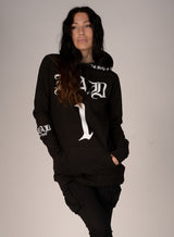 Bad 1 Long Hoodie, Black