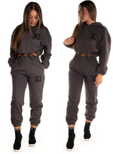 Bad 1 Cropped hoodie, Grey