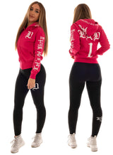 Bad 1 SlimFit Zip Hoodie, Hot Pink