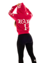 Bad 1 SlimFit Zip Hoodie, Hot Pink