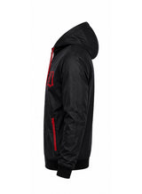 D Wind jacket Unisex Black N Red