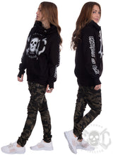 eXc - E A F Cross Neck Hoodie, Svart