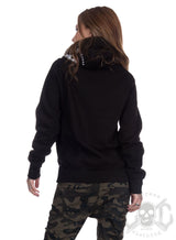 eXc - Braaap Cross Neck Hoodie, Svart