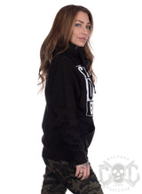 eXc - Braaap Cross Neck Hoodie, Svart