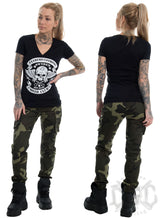 eXc - Moto Club V-neck Tee, Black