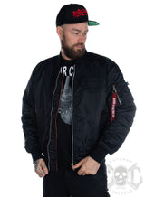 eXc Kevlar Bomber Jacka Black Skull