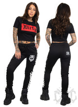 Cropped Top, Black N Red