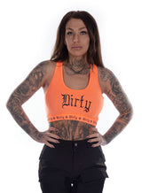 Dirty Sport Top, Orange