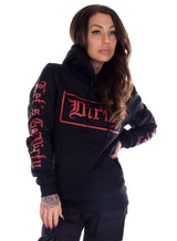 BF Hoodie, Black N Red