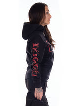 BF Hoodie, Black N Red