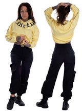 Dirty - Chill Cropped Hoodie, Gul