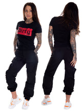 Red Women Tee, Black