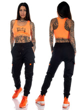 Dirty Sport Top, Orange