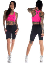 Short Leggings, Black On Black