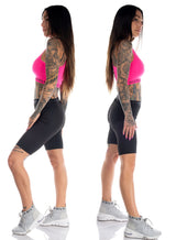 Short Leggings, Black On Black