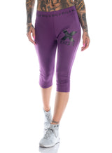 X-Rated Capri Pants, Purple