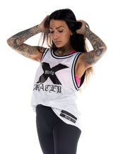 X-rated Mesh Tank, White