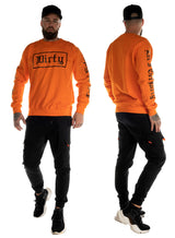 Men Sweatshirt, Orange