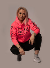 BF Hoodie, Neon Pink