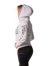 BF Hoodie, White N Black