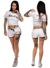 White N Black Crop Top