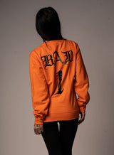 Bad 1 Sweatshirt, Orange N Black