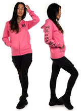 Bad 1 SlimFit Zip Hoodie, Pink