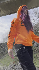 BF Hoodie, Neon Orange