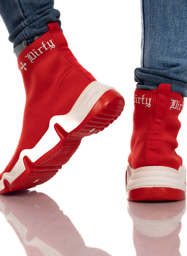 Sneakers, Red/White