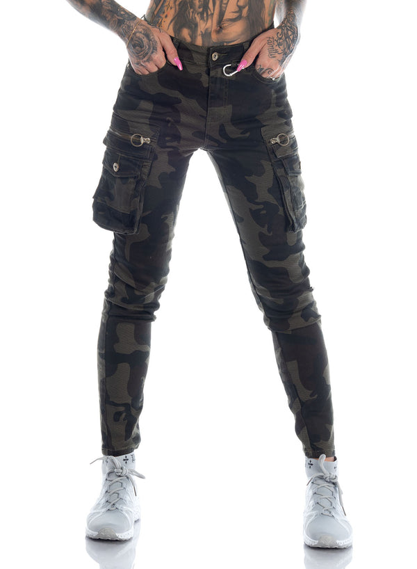 Camo Big Pockets Pants