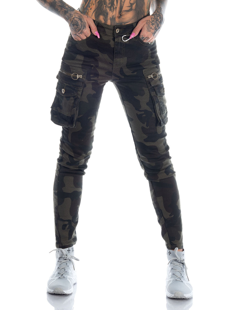 Camo Big Pockets Pants