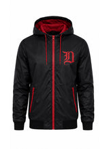 D Wind jacket Unisex Black N Red