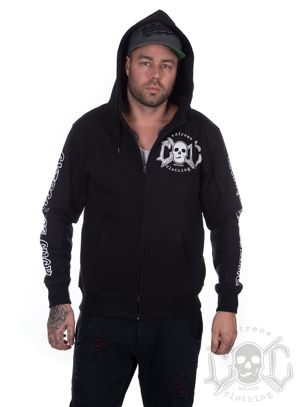 eXc King Hoodie, B/W