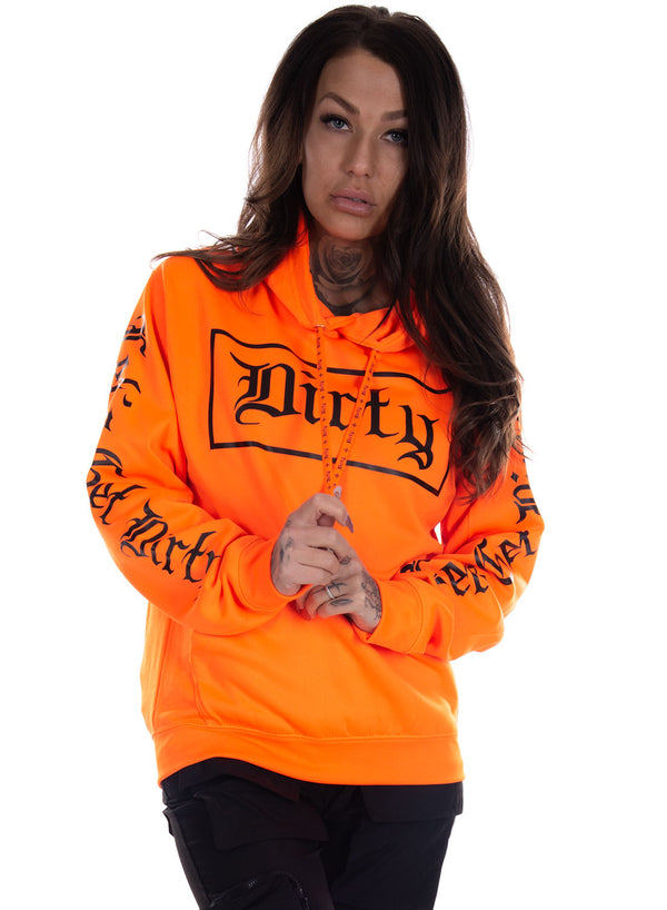 BF Hoodie, Neon Orange