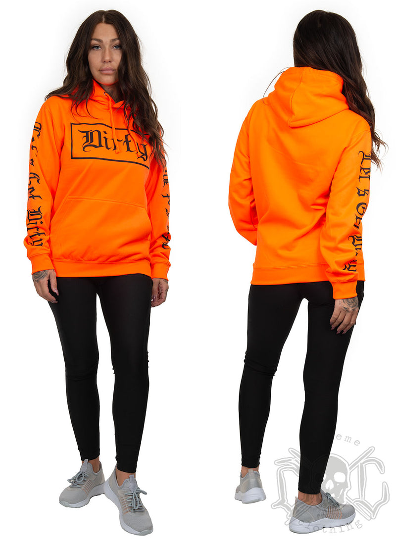 BF Hoodie, Neon Orange