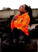 BF Hoodie, Neon Orange