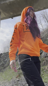 BF Hoodie, Neon Orange